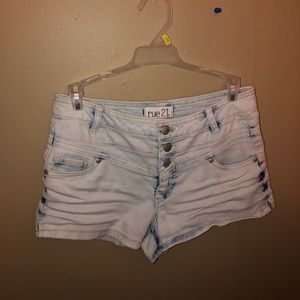 Light Jean Shorts
